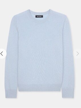 Naadam Powder Blue Cashmere Crewneck Sweater like new XS